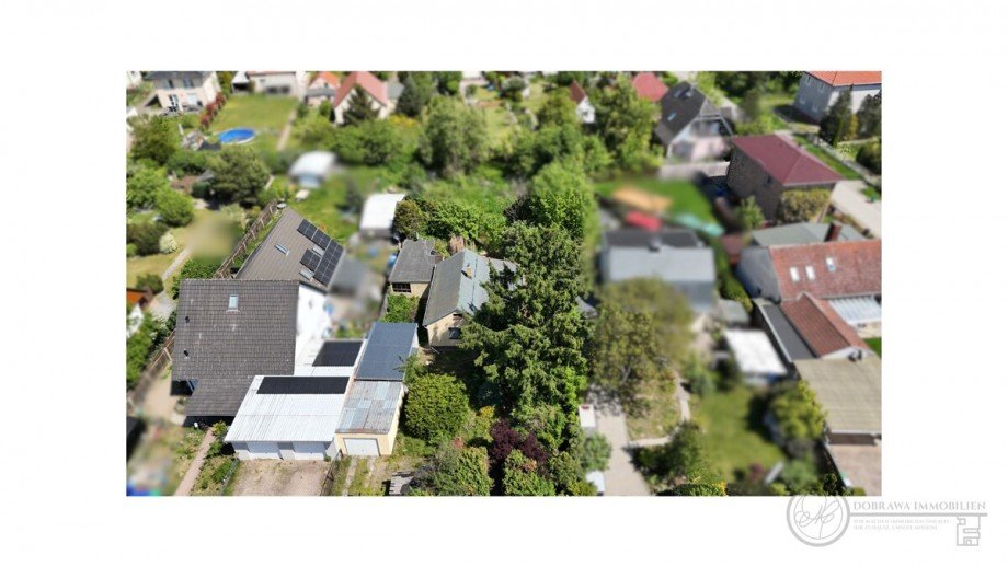 Luftaufnahme III Bungalow Schulzendorf