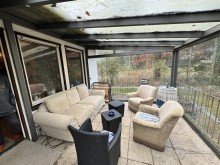 Wintergarten innen Wohnen �ber dem See: Charmantes Einfamilienhaus mit gro�em GS in idyllischer Hanglage von Teupitz