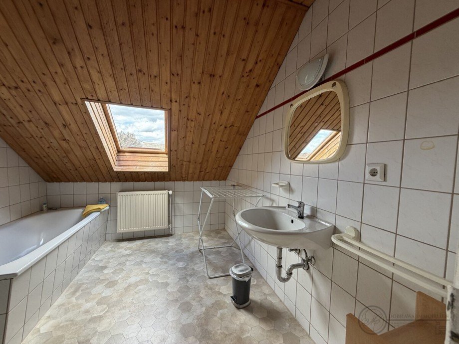 Bad im Obergeschoss Einfamilienhaus L�bben (Spreewald)