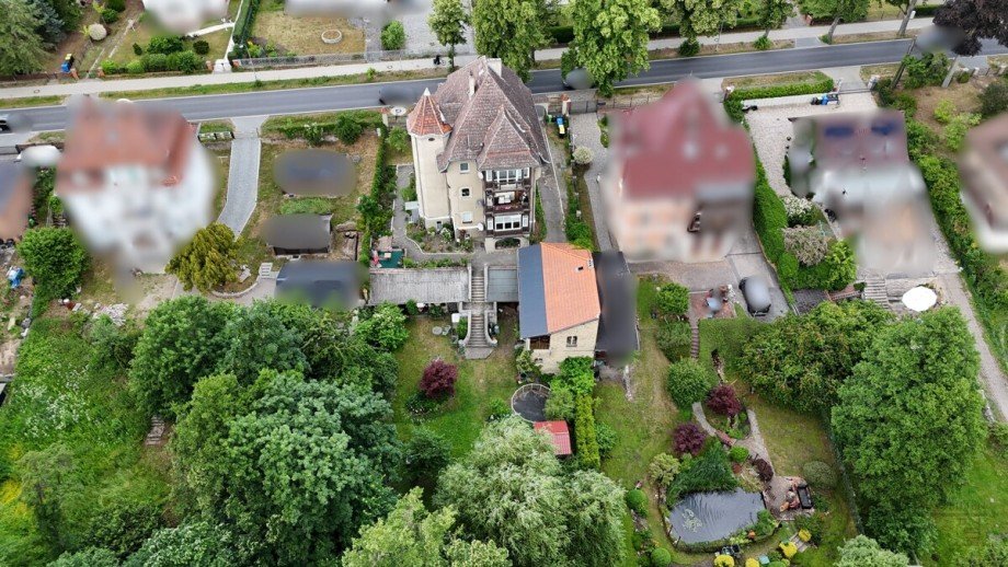 Drohnenvogelperspektive Haus Strausberg
