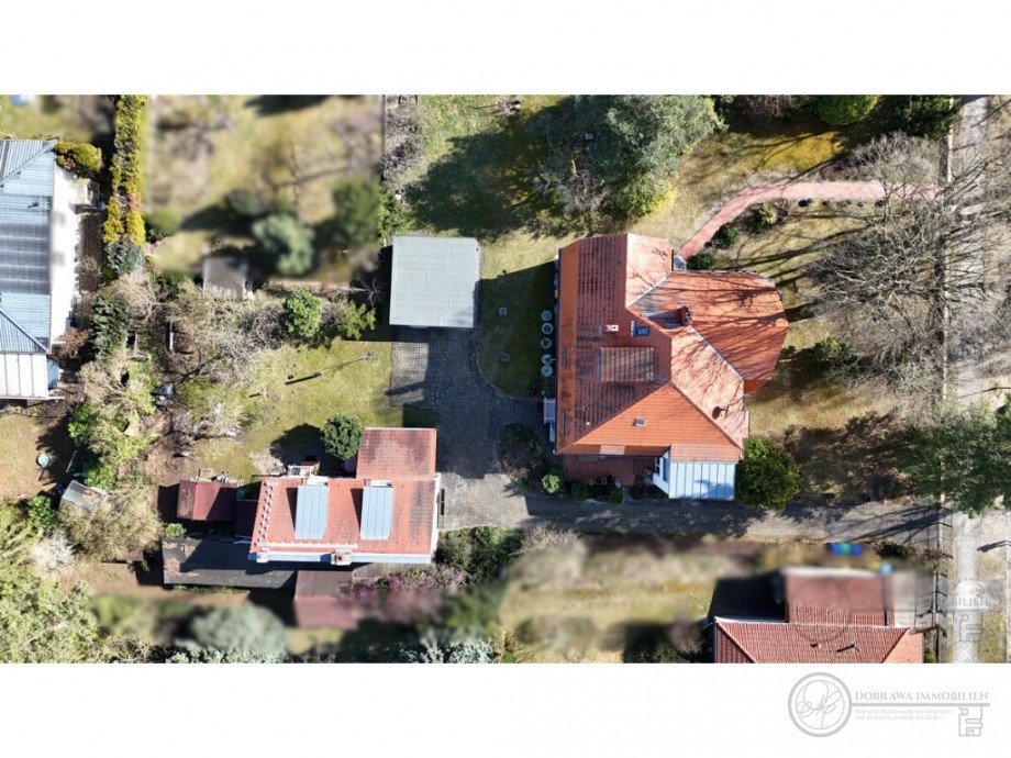 Luftaufnahme Villa Eichwalde