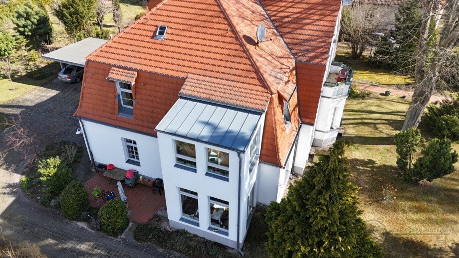 Hausseitenansicht Verrander Villa Eichwalde