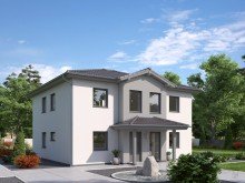 Projektiertes Geb�ude Strassenansicht Exklusives Wassergrundst�ck mit projektiertem Einfamilienhaus