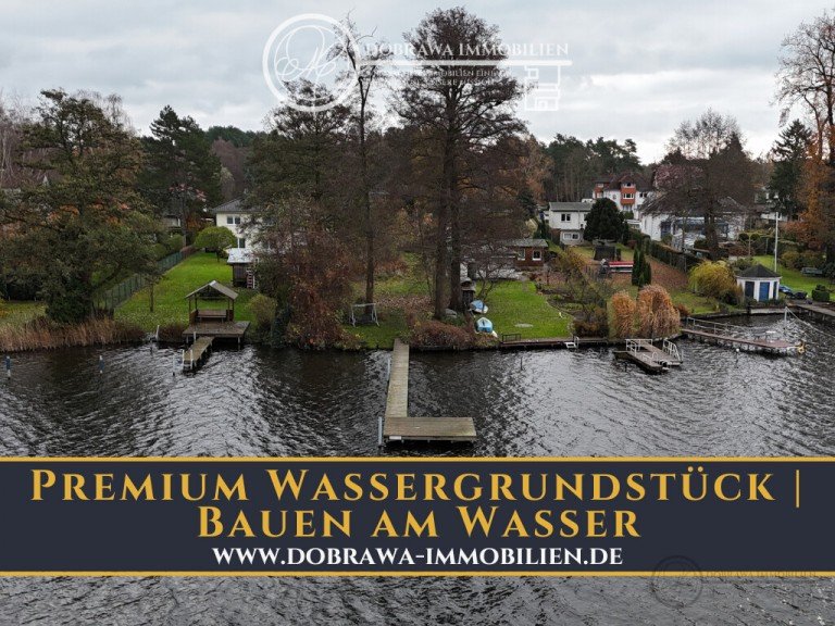 Titelbild Wernsdorf Wohngrundst�ck Exklusives Ufergrundst�ck in Toplage f�r Ihr Traumhaus (Provisionsfrei)
