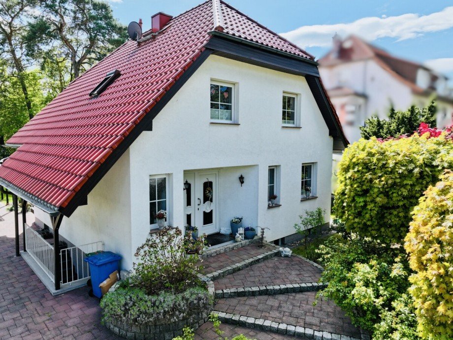 Frontansicht Einfamilienhaus Wildau