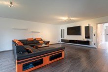 Wohnzimmer Traumhafter Bungalow zwischen Berlin und Dresden