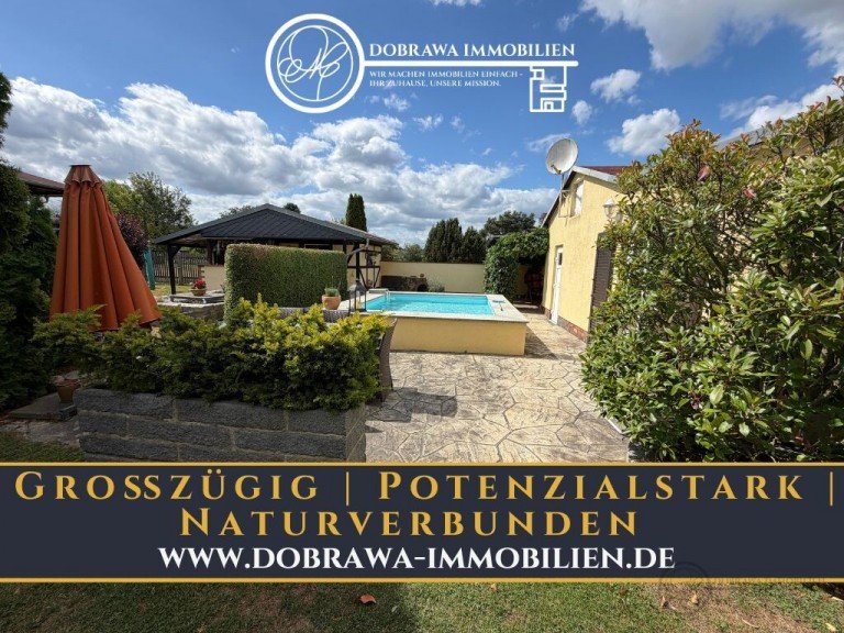 Haus II L�bben (Spreewald) Einfamilienhaus Zwei-Seiten- Hof mit Bungalow im Herzen von L�bben