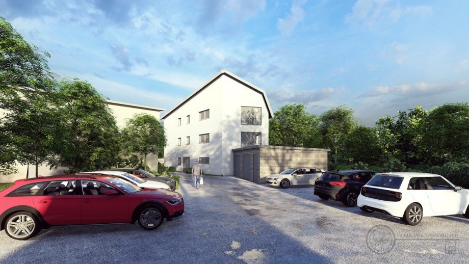 Westansicht Dachgeschosswohnung Niederlehme