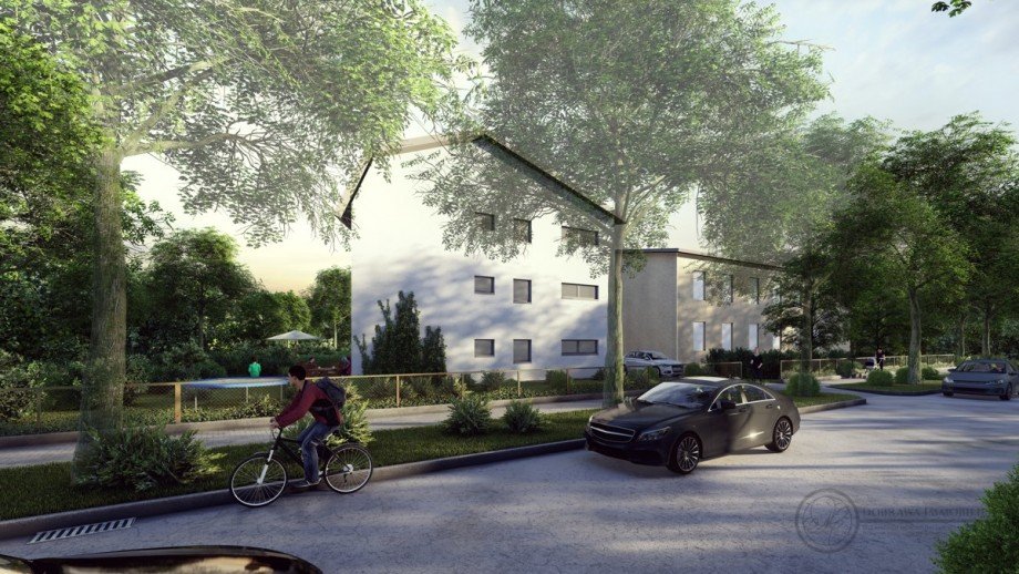 Visualisierung Stra�enansicht Dachgeschosswohnung Niederlehme