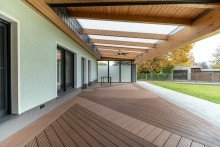 �berdachte Terrasse Traumhafter Bungalow zwischen Berlin und Dresden