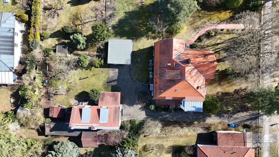 Luftaufnahme II Villa Eichwalde