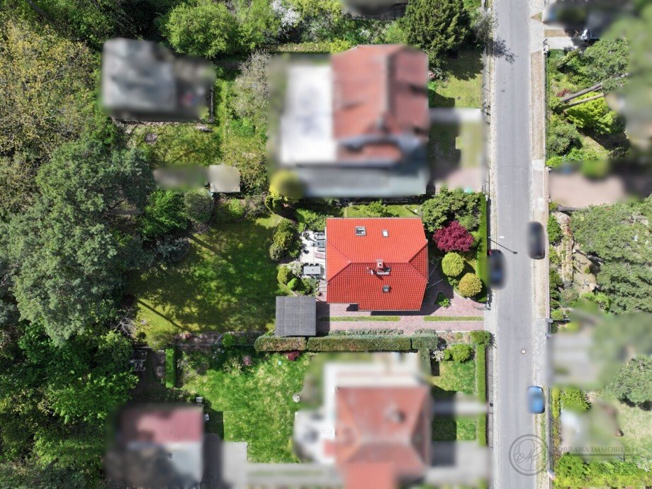Vogelperspektive Einfamilienhaus Wildau