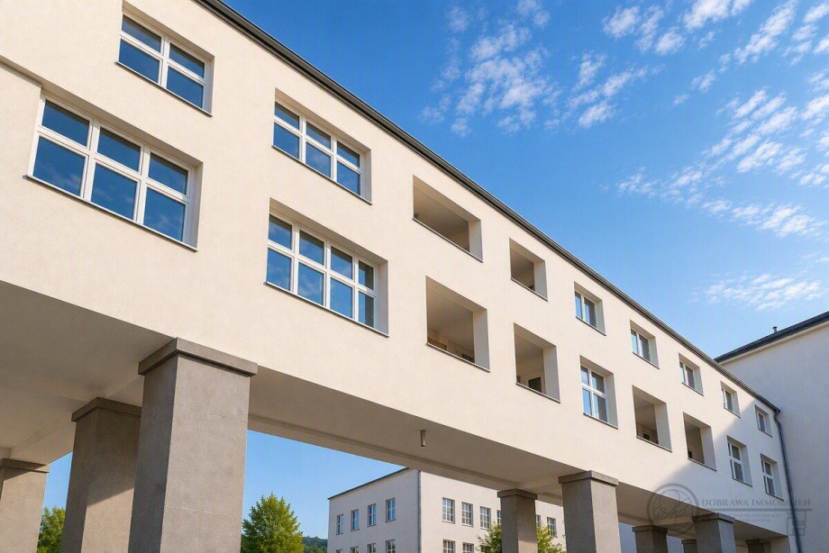 Au�enbereich mit Blick auf Loggia Etagenwohnung Berlin