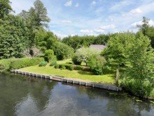 Drohnenaufnahme Gro�z�giges Wassergrundst�ck im Herzen des Spreewalds zum Kauf