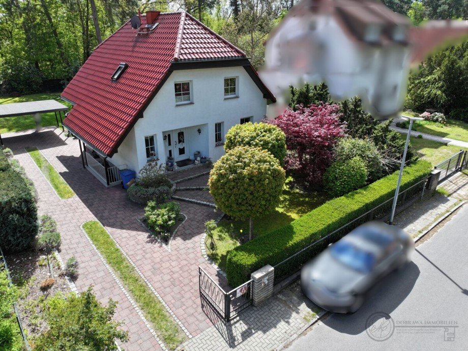 Frontansicht Einfamilienhaus Wildau