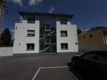 au�en Ansicht Luxus Wohnung mit Wassserzugang und Steganlage