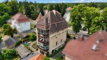 Vogelperspektive Historisches Mehrfamilienhaus am Naturschutzgebiet , Wohnen, Vermieten und Entwickeln in Strausberg