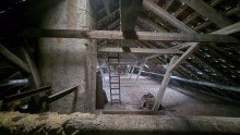 Dachstuhl Gewerbe und Wohnfl�che am Bahnhof W�nsdorf, vielseitiges Objekt mit Entwicklungsperspektive