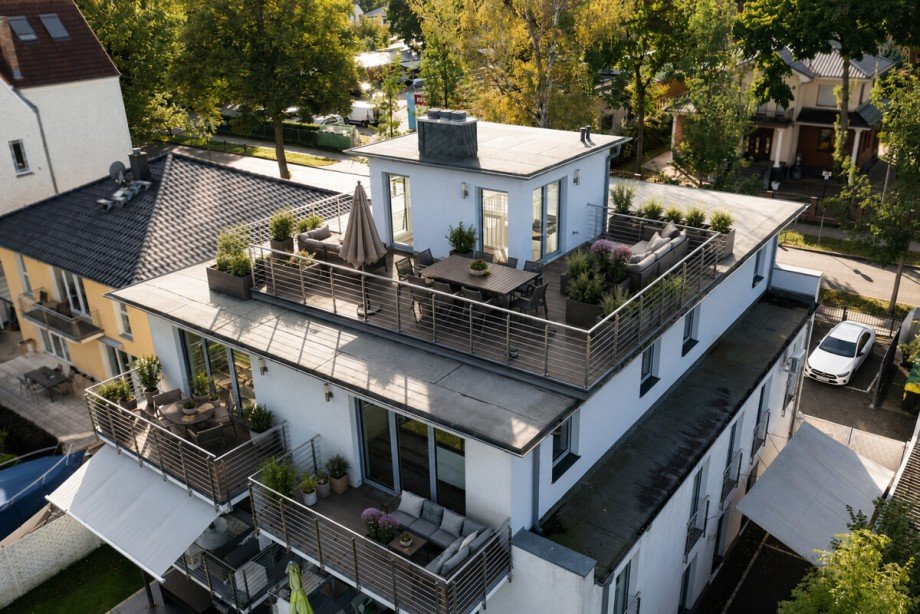 Dachterrasse fern II Penthousewohnung Zeuthen