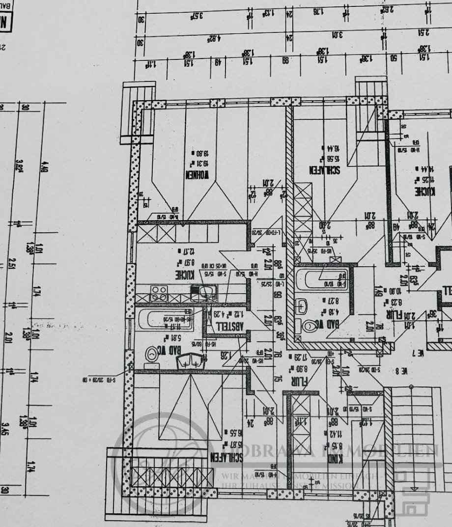 Grundriss Dachgeschosswohnung Gallun