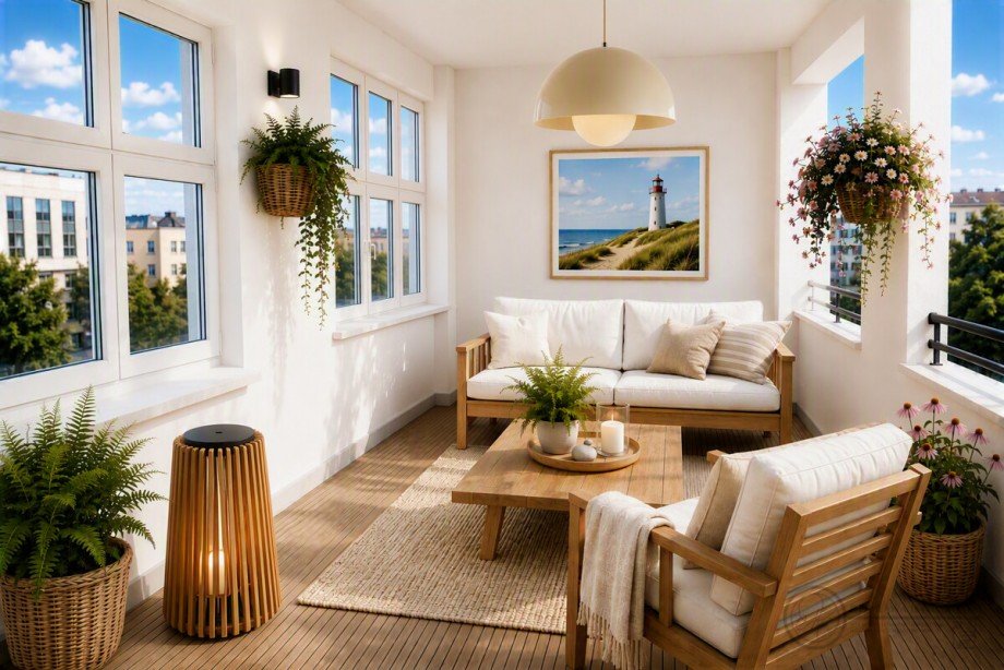 Loggia KI Etagenwohnung Berlin