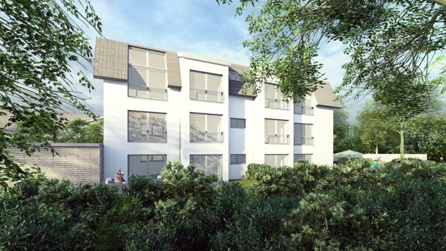 S�dansicht Dachgeschosswohnung Niederlehme