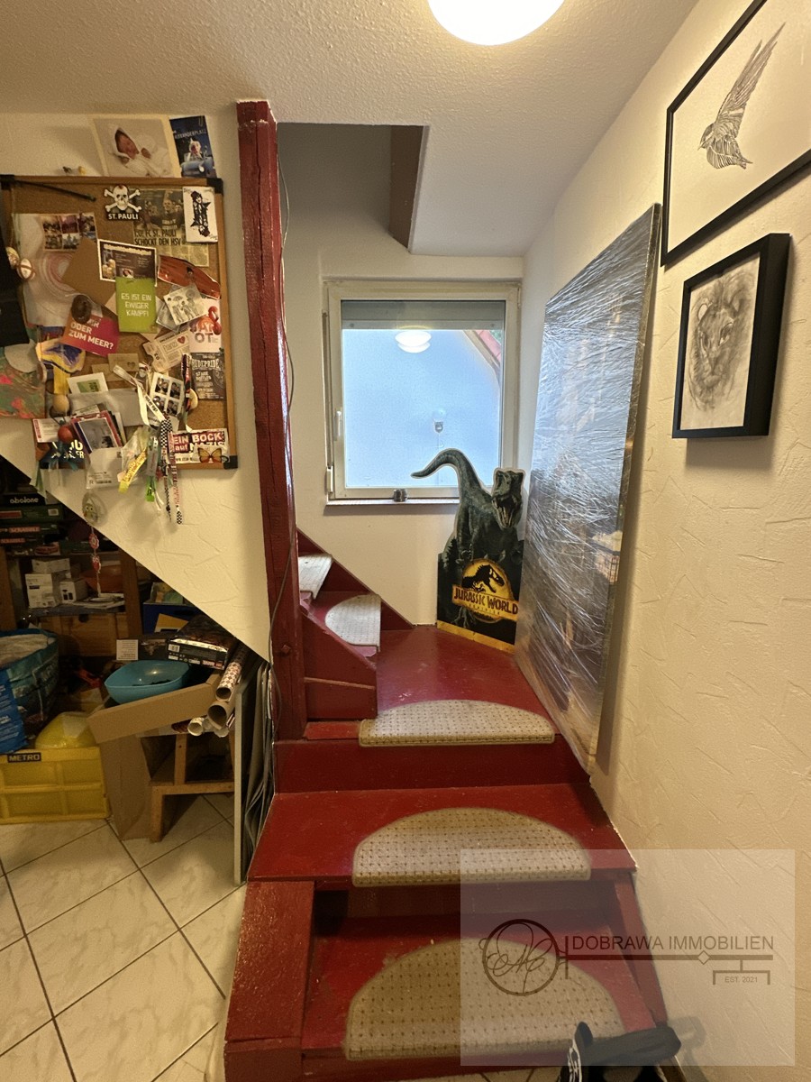 Treppe ins OG Zweifamilienhaus Senzig