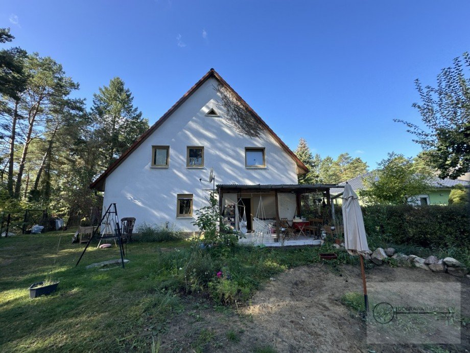 Gartenansicht Zweifamilienhaus Senzig