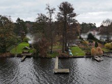 Uferansicht Exklusives Wassergrundst�ck mit projektiertem Einfamilienhaus