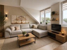 Visualisierung Wohnzimmer Ruhige 3-Zimmerwohnung mit Garten in Mittenwalde OT Gallun