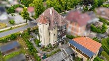 Vogelperspektive Historisches Mehrfamilienhaus am Naturschutzgebiet , Wohnen, Vermieten und Entwickeln in Strausberg