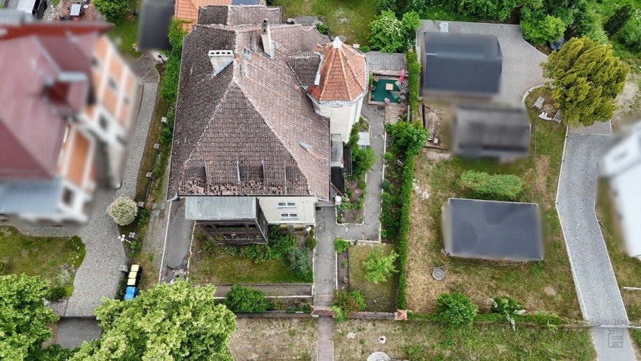Drohnenansicht Haus Strausberg